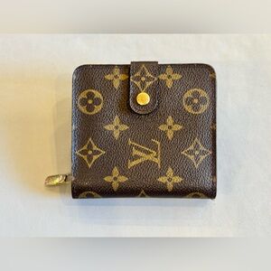 Louis Vuitton Monogram Compact Zip Wallet